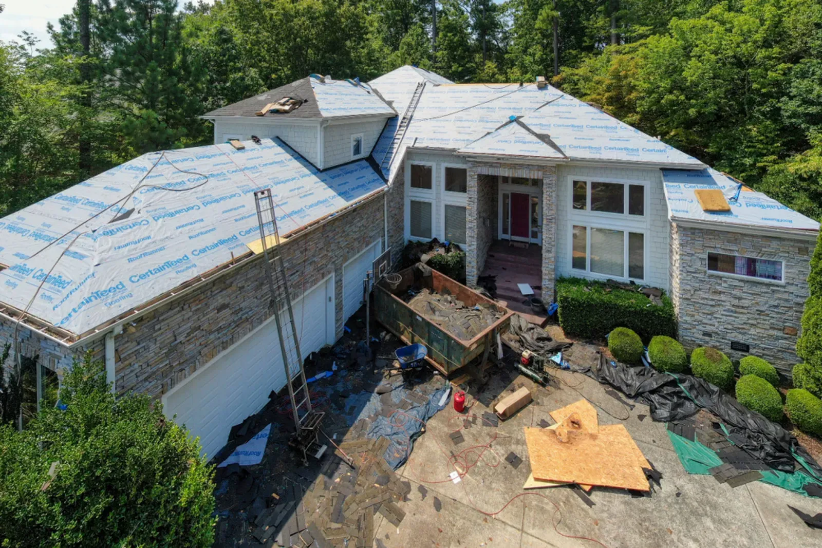 Roof service for storm damage. | S&S Remodeling