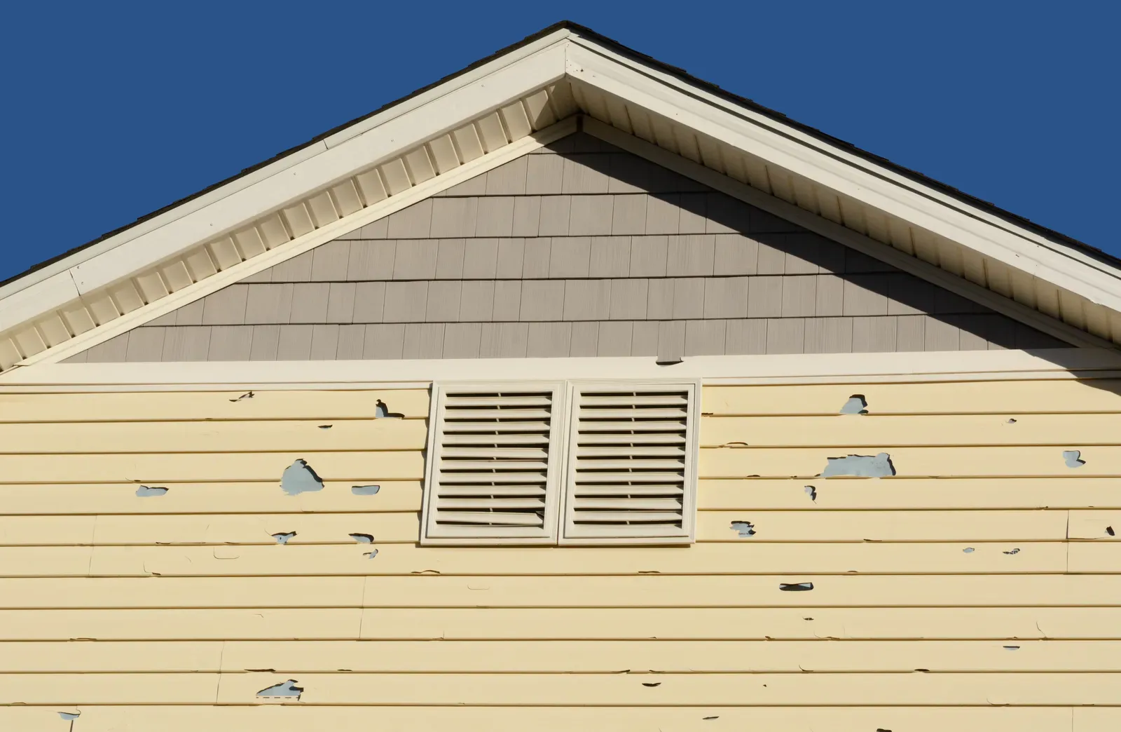 A hero-approved vinyl siding repair for residential storm damage. | S&S Remodeling