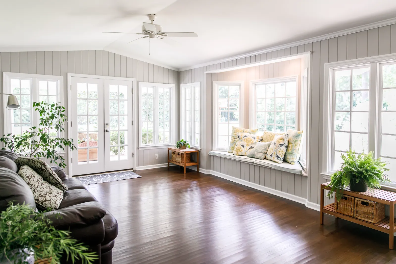 An outdoor living space with a 4-season sunroom, approved for residential use. | S&S Remodeling