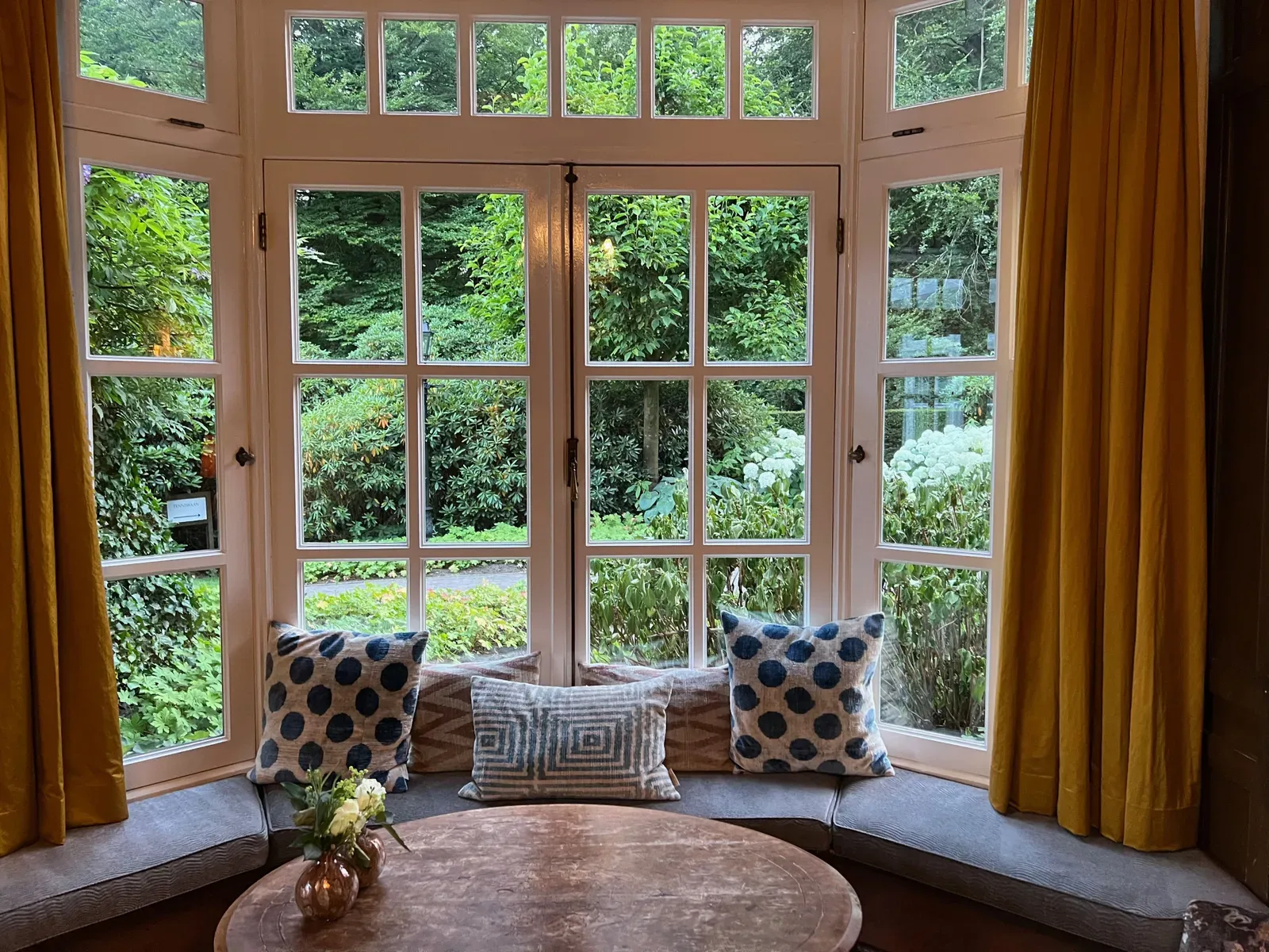 A residential bay window being installed with repair and replacement services. | S&S Remodeling