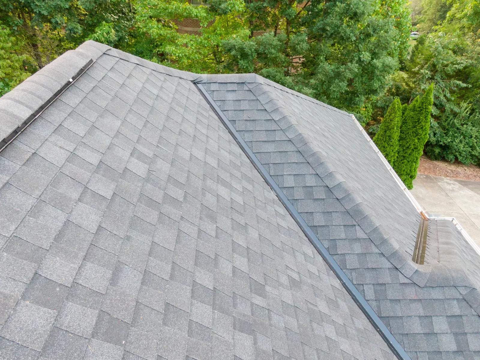 A new residential roof being replaced after an impact. | S&S Remodeling